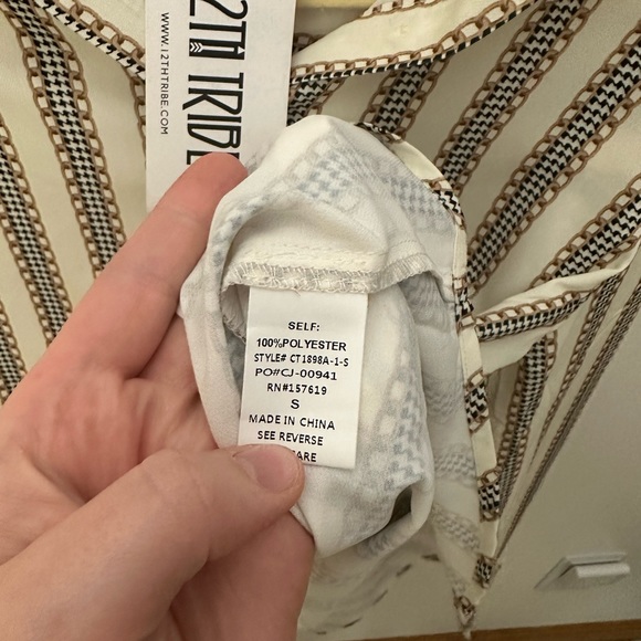 12th Tribe Button Down Shirt - Picture 3 of 5